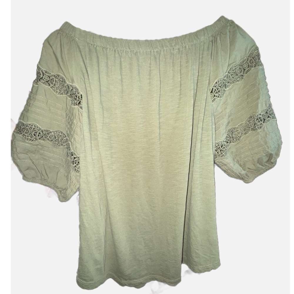 LOFT - Romantic Puff Sleeve Knit Top β Size XS (Runs Large) - Picture 3 of 6